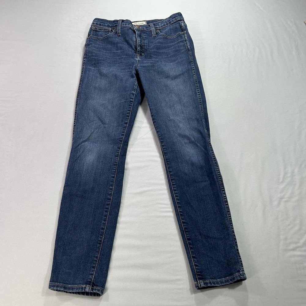 Madewell Jeans Womens 28 Blue 10 Inch High Rise Skinny Stretch Denim Pants
